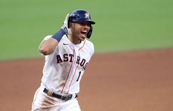 Carlos Correa on the field.