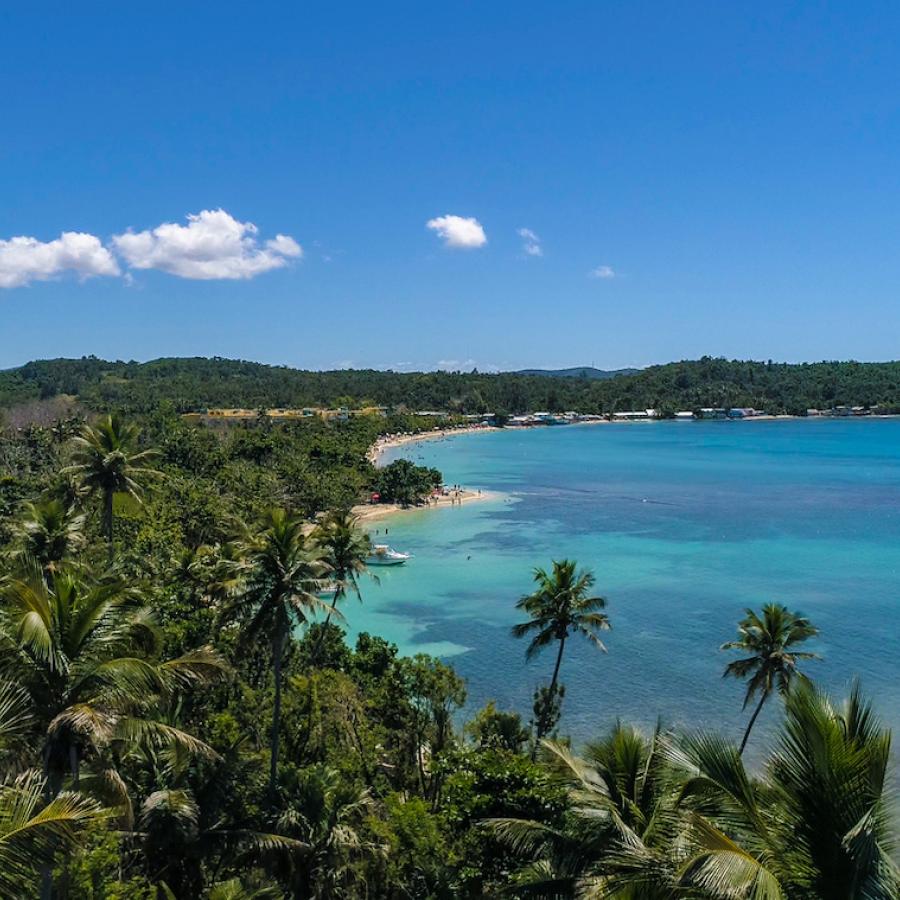 Puerto Rican Bay during the day.