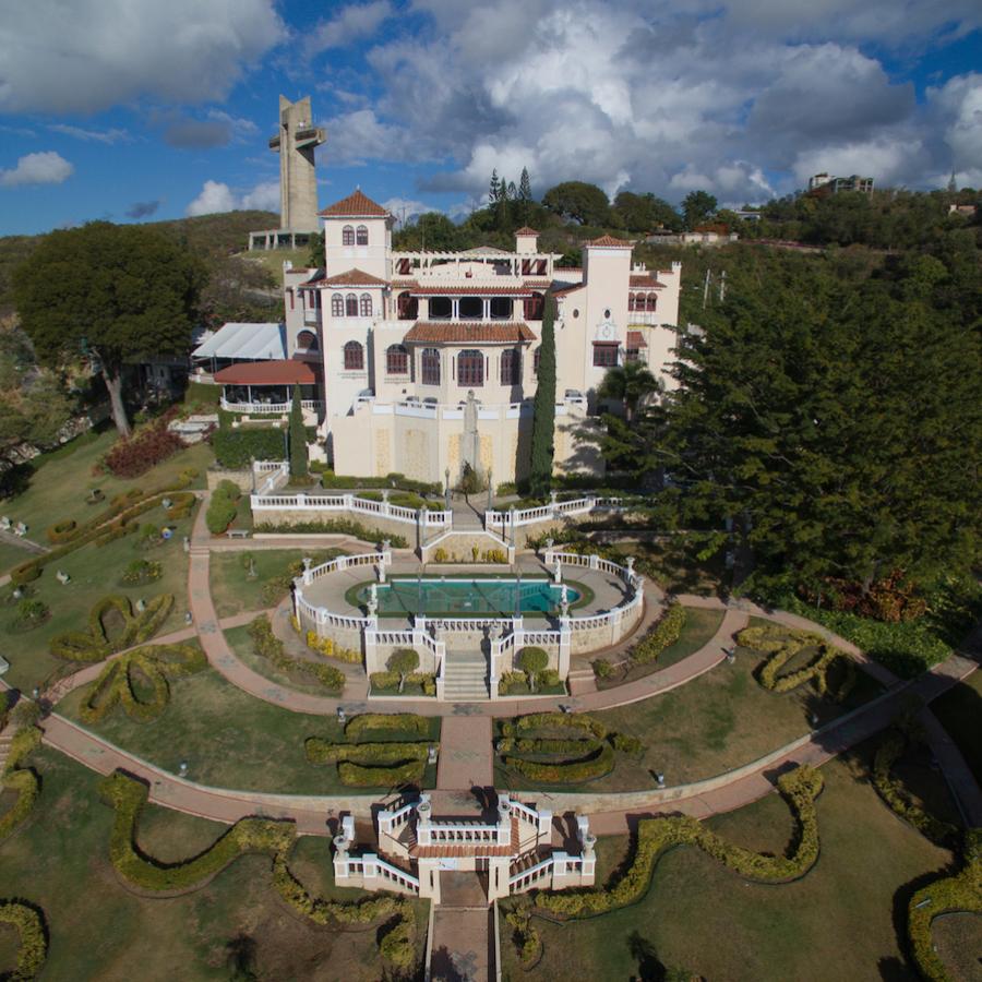 Aerial view of the Castillo Serrallés 