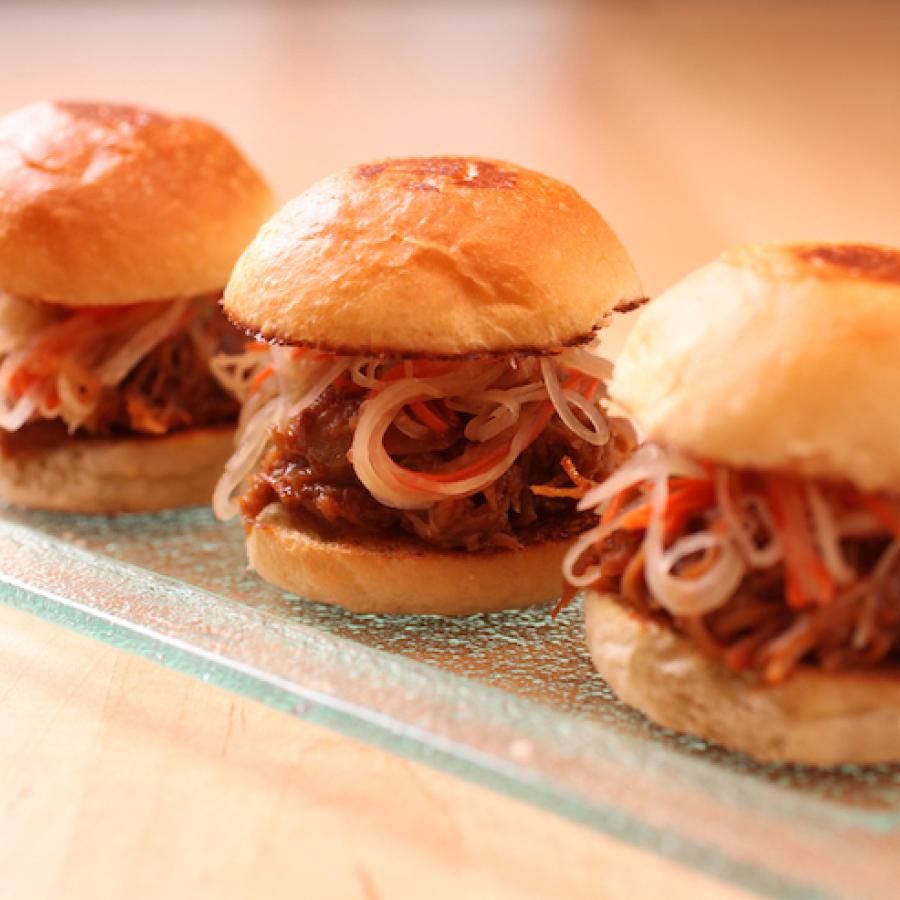 Expertly prepared sliders at the 1919 Restaurant. 