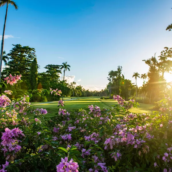 Oceanfront golf course at Dorado Beach, a Ritz-Carlton Reserve in Puerto Rico