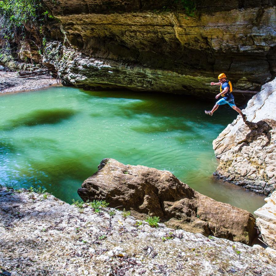 The Tanamá River in Utuado is an adventurer's playground.