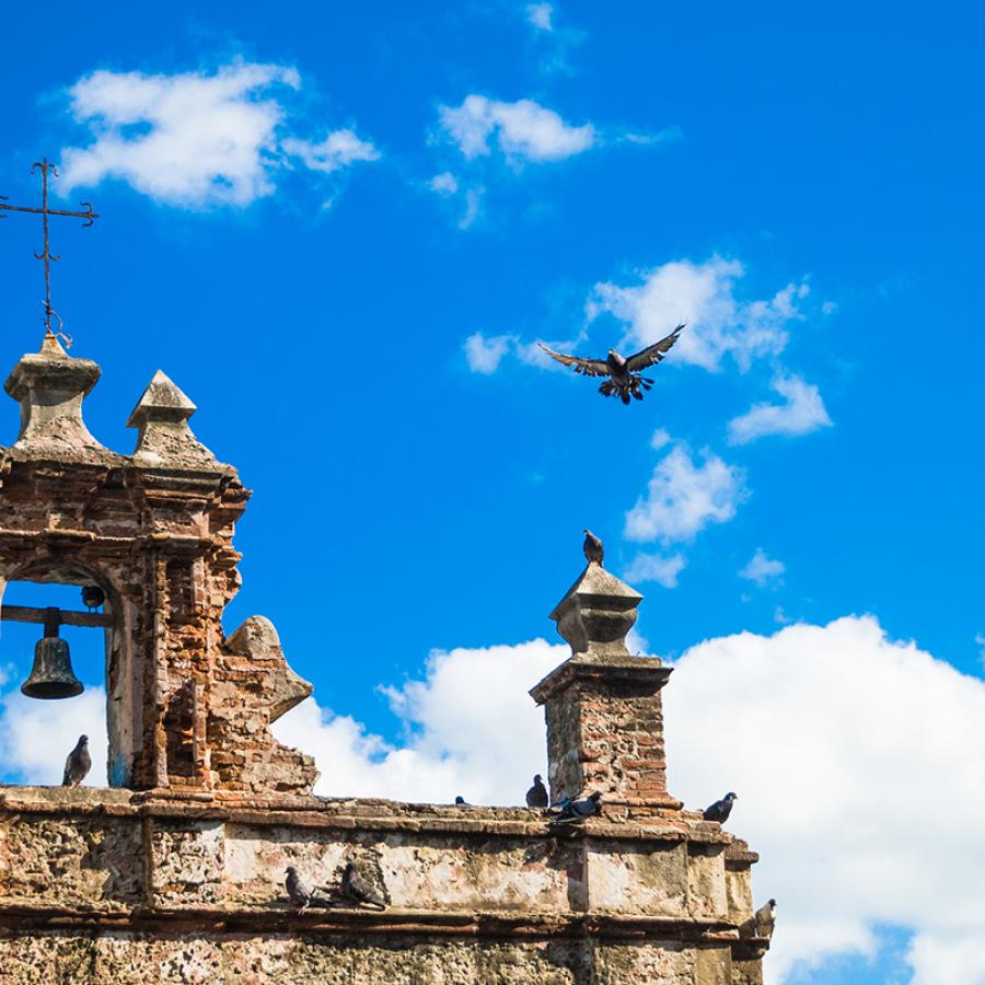 View of Capilla del Cristo in Old San Juan.