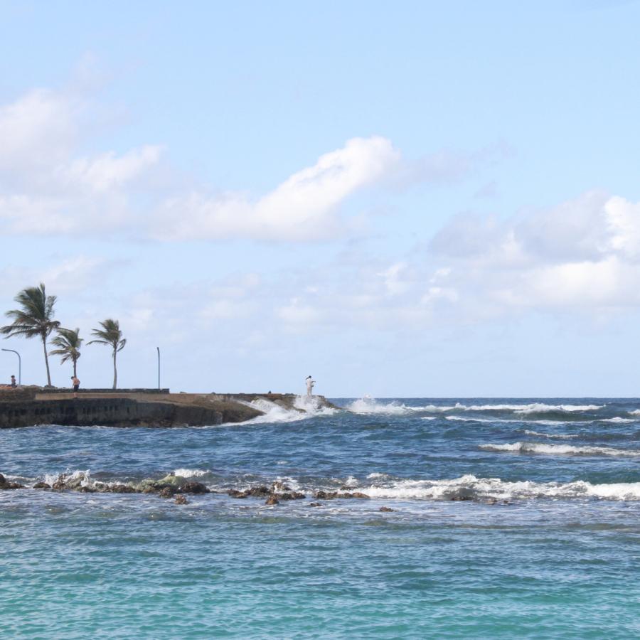 Playa El Escambrón en San Juan.