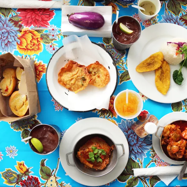 A colorful food tour is on the table with Spoon Food Tours in San Juan.