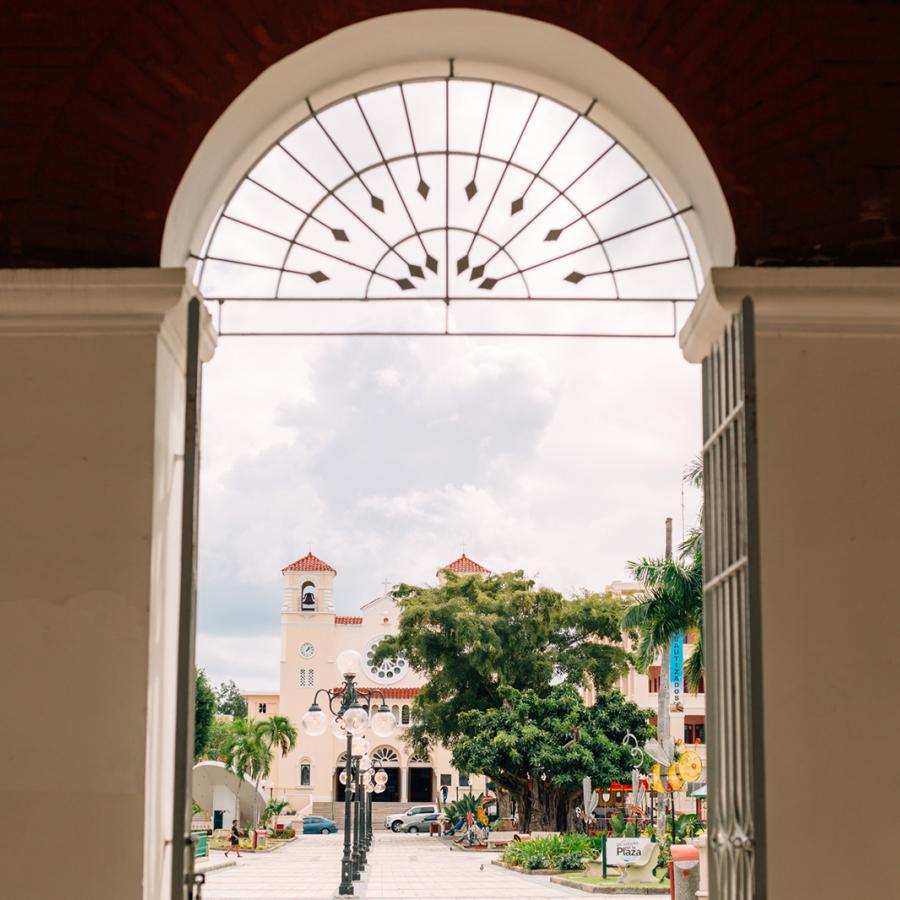 View of Caguas' cathedral.
