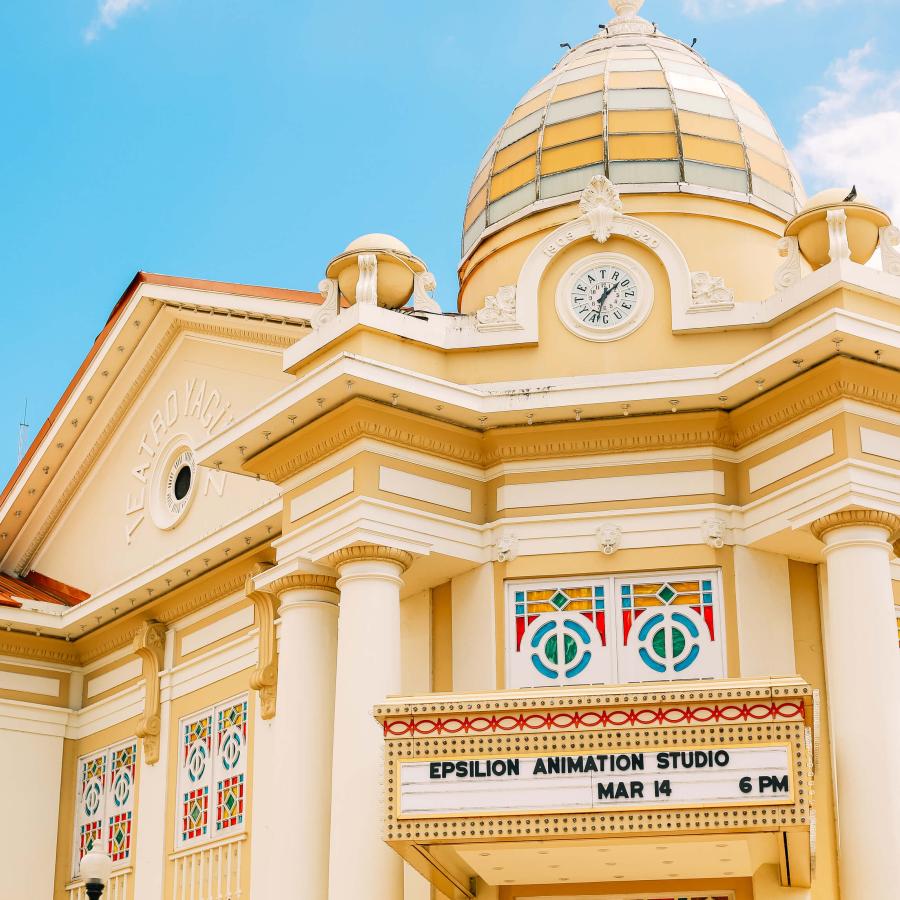 External view of Teatro Yaguez in Mayaguez