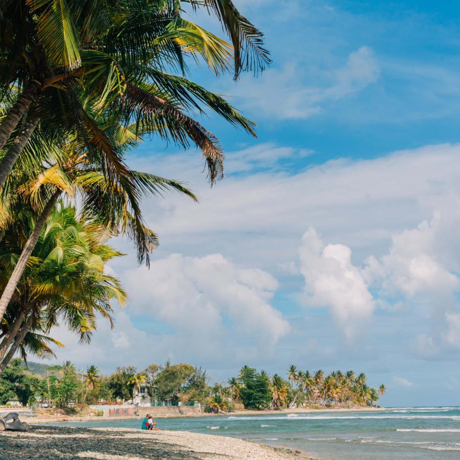 A gorgeous day at Inches Beach in Patillas