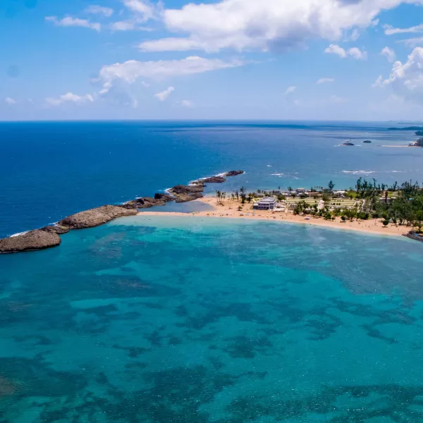 Aerial view of Vega Baja beaches