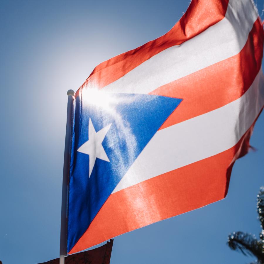 Bandera de Puerto Rican.