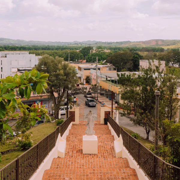 Overlooking the town of Hormigueros