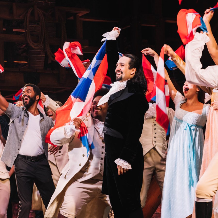 Lin-Manuel Miranda on the closing night of Hamilton in Puerto Rico