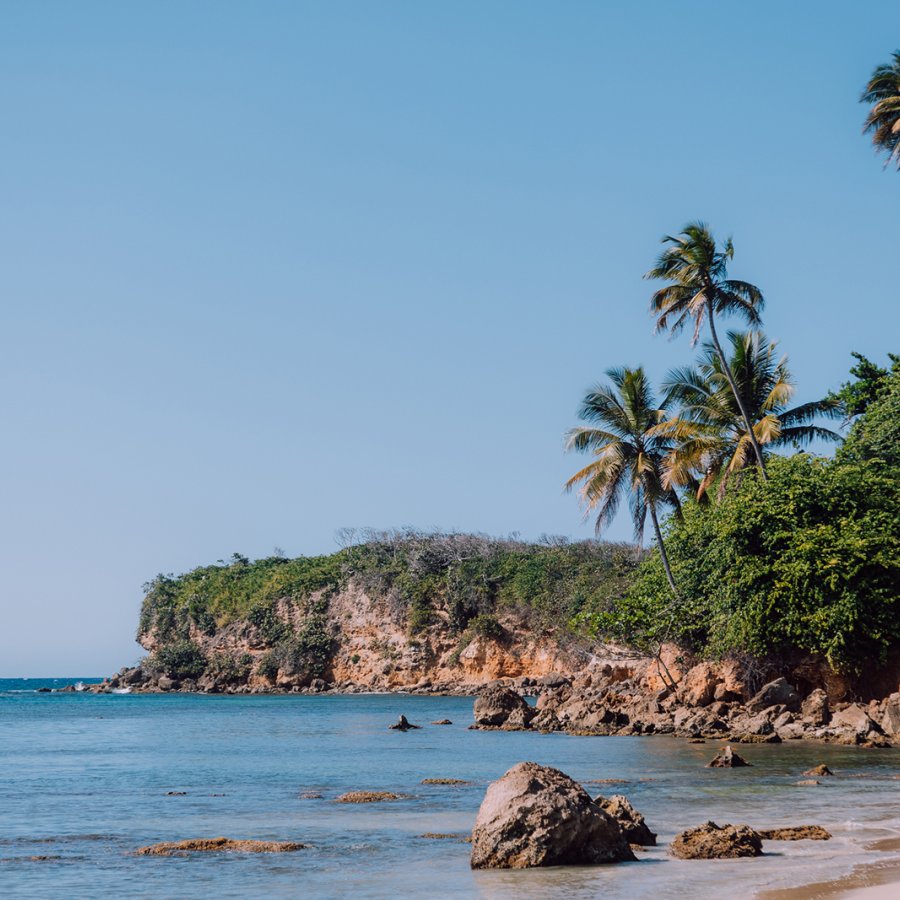 Vista de la playa de Cerro Gordo.