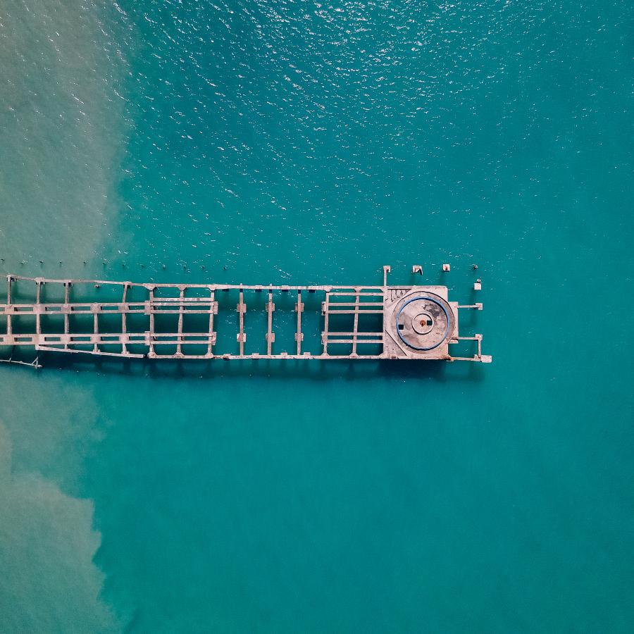 Mosquito Bay pier in Vieques