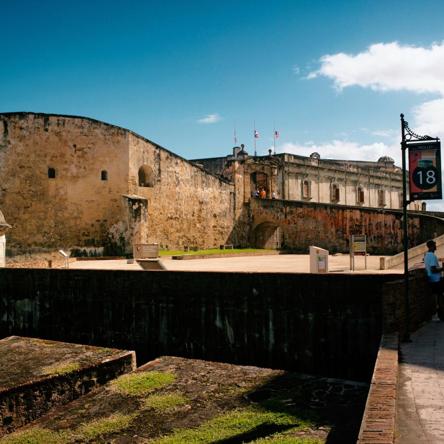 View of San Cristóbal fort.