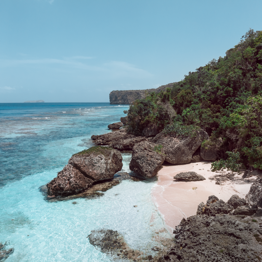 Beach at Mona Island 