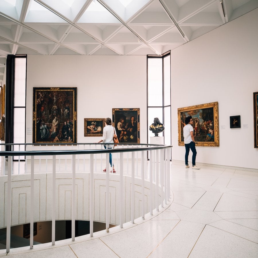 Inside view of the Ponce Museum of Art.