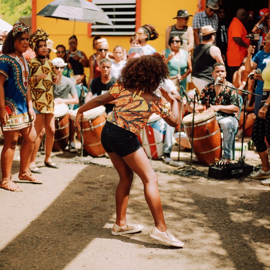 Bomba dancing in Loiza