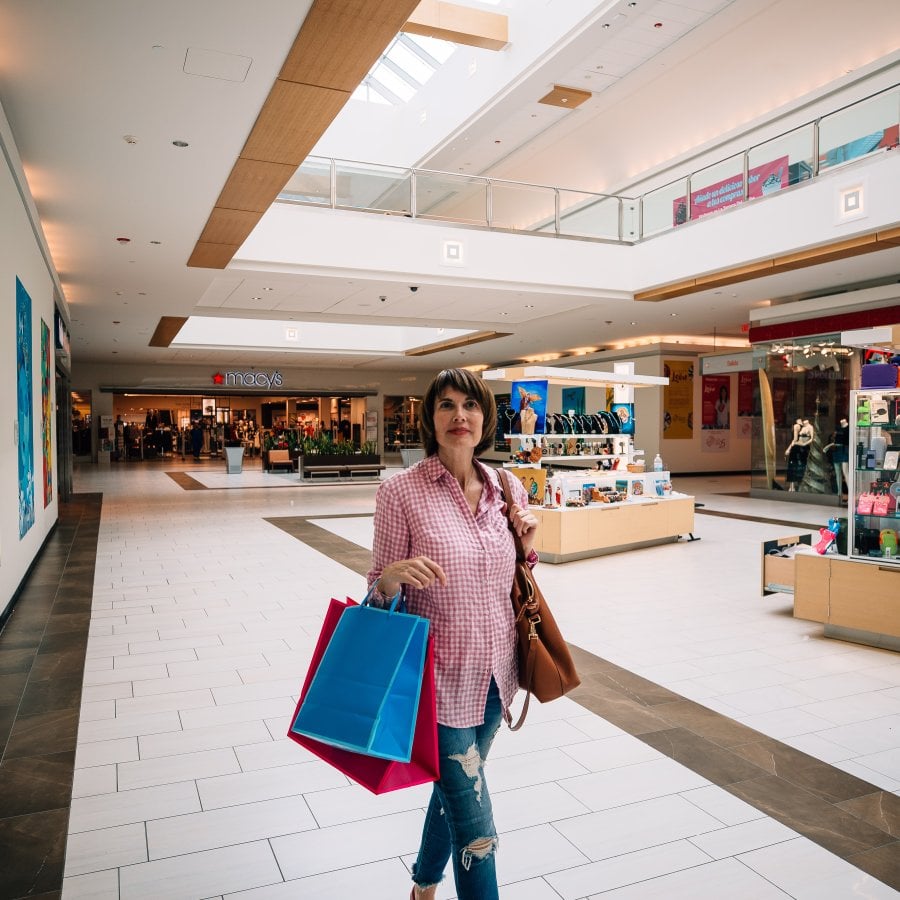 Visit a shopping mall for some luxury finds.