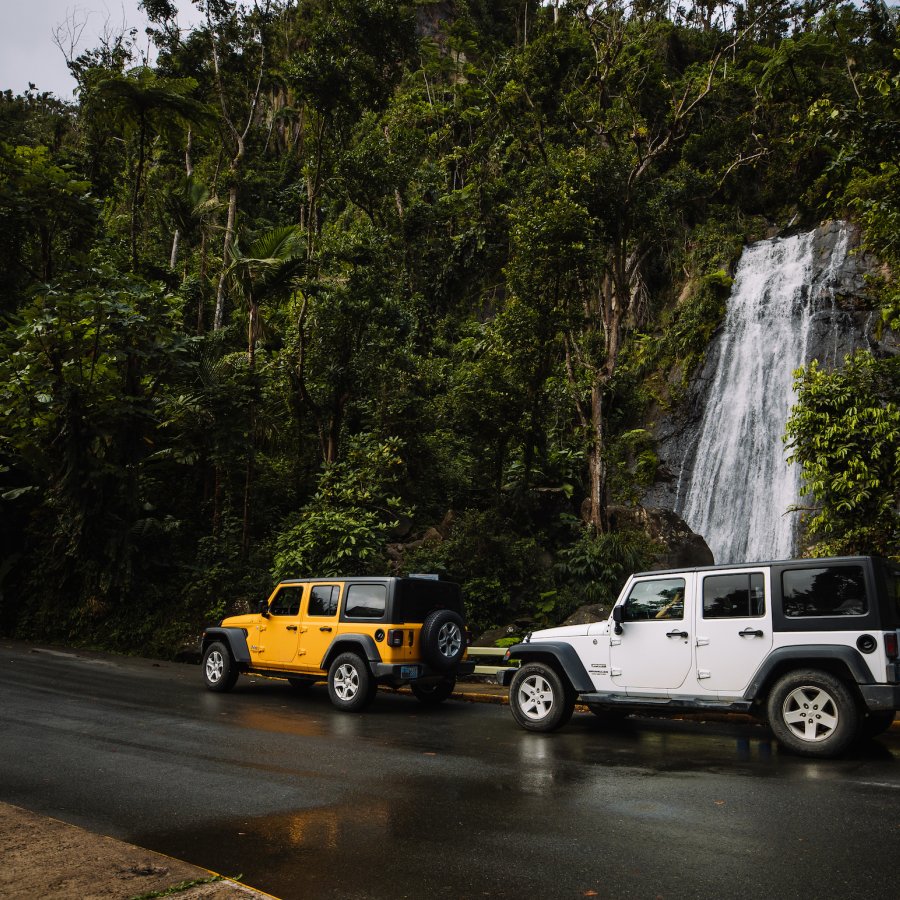 Jeep en El Yunque