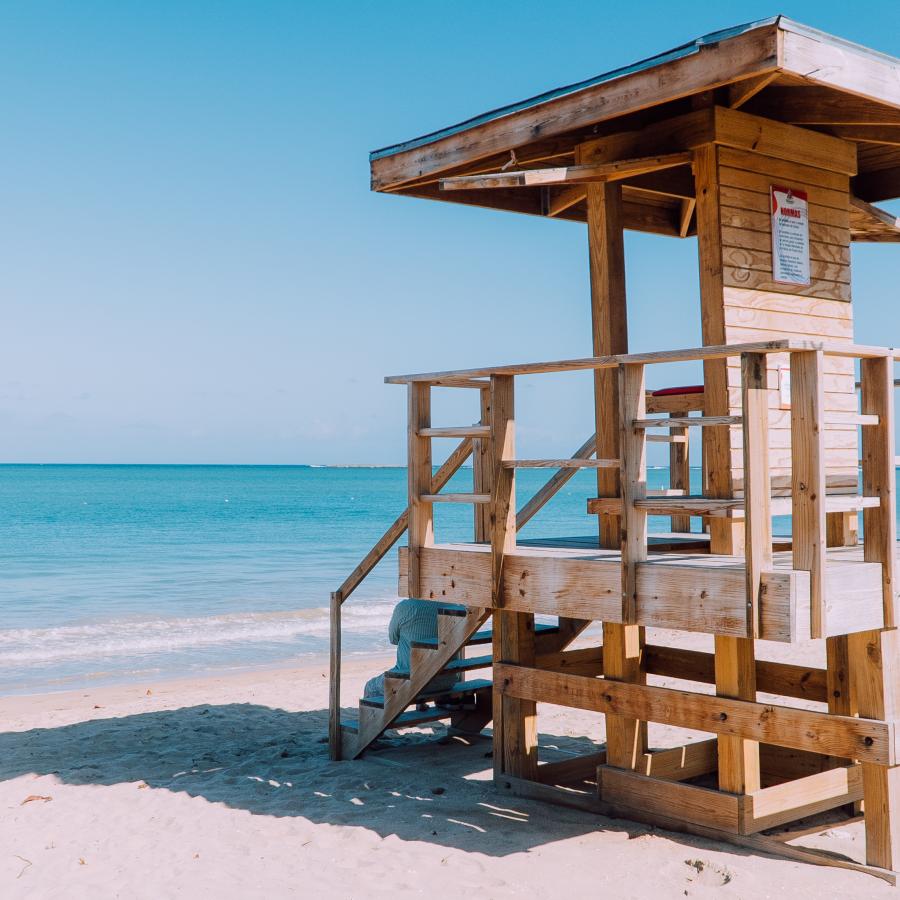 Beach view.