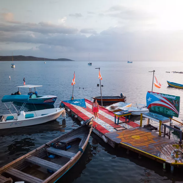 Boats in Boqueron