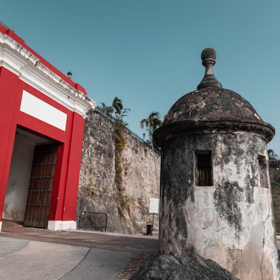 Puerta de San Juan, historic city gate and original entrance to Old San Juan’s walled city, built in 1517.
