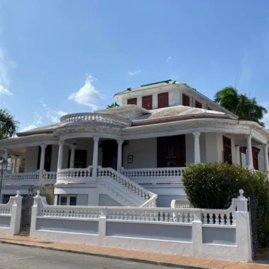 San Germans iconic houses show creole and French influences. 