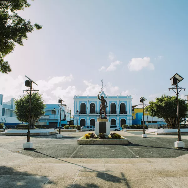 View of Canóvanas' town square.