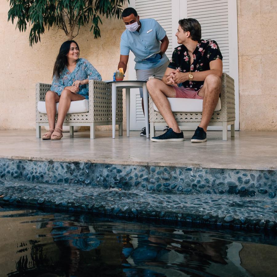 Couple at St. Regis in Puerto Rico