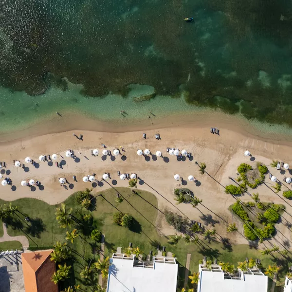 Beach at Hyatt Regency Grand Reserve, filming site for Fantasy Island
