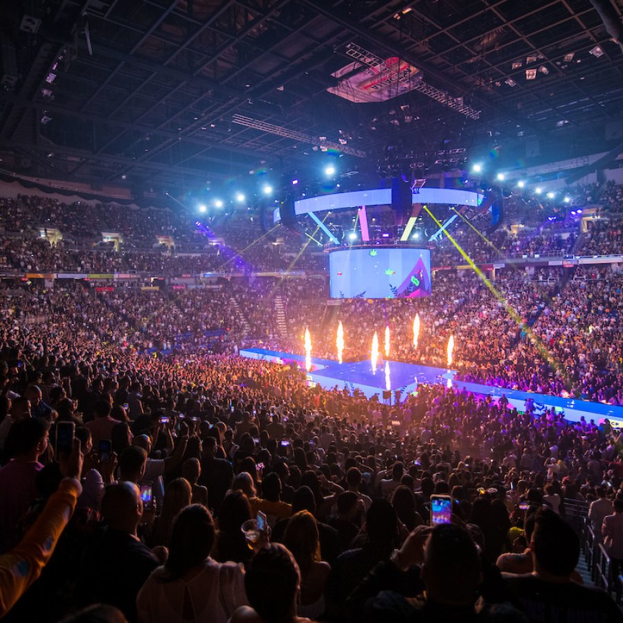 An event taking place at the Coliseo de Puerto Rico