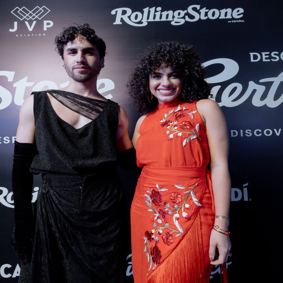 Herman Nadal presents his fashion collection at a Rolling Stone event in Bogotá, Colombia.