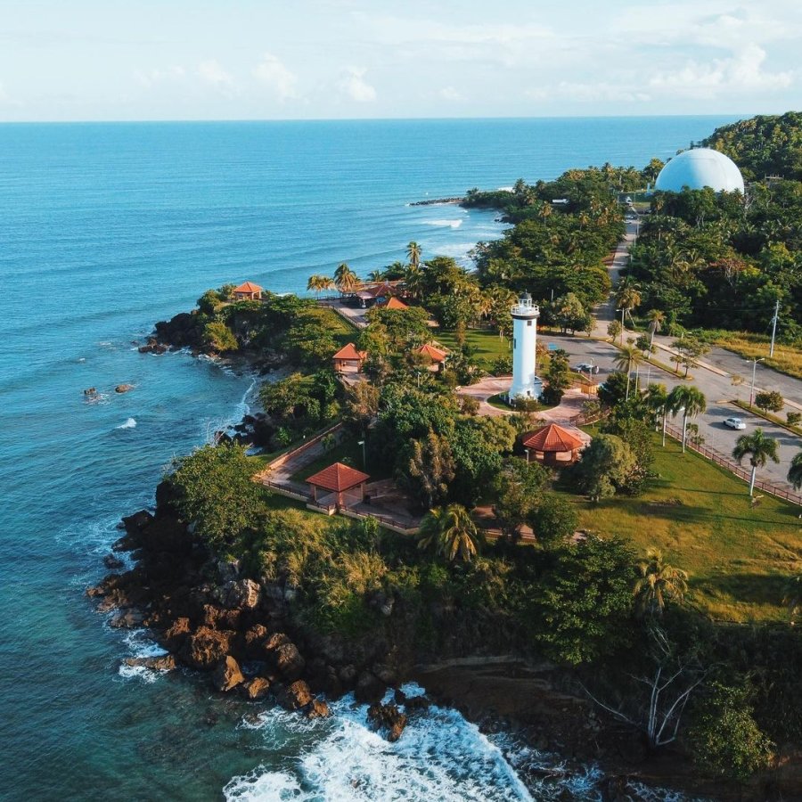 A view of Domes Beach.