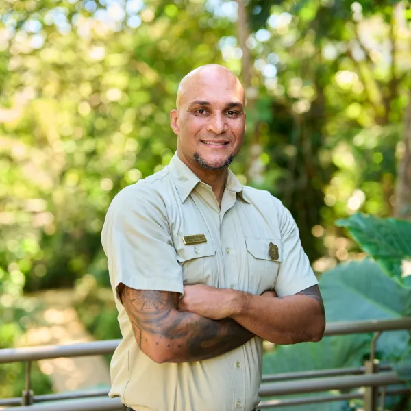 Keenan Adams in El Yunque.
