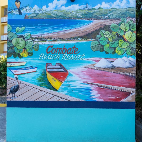 Combate Beach Resort painting