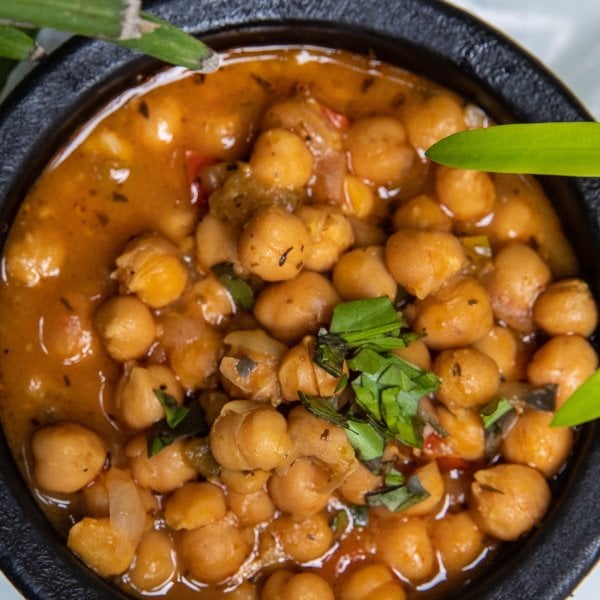 Arroz con gandules is a staple dish of Puerto Rican food consumed year-round.