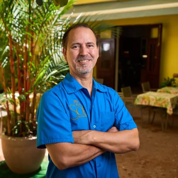 Eddie Ramirez, owner of Casa Sol Bed and Breakfast in Old San Juan