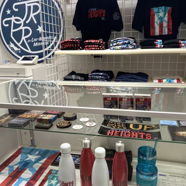 Lin-Manuel Miranda's Tee Rico store.