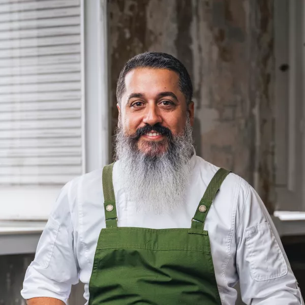 Portrait of Chef Angel David Moreno from El Gallo Pinto