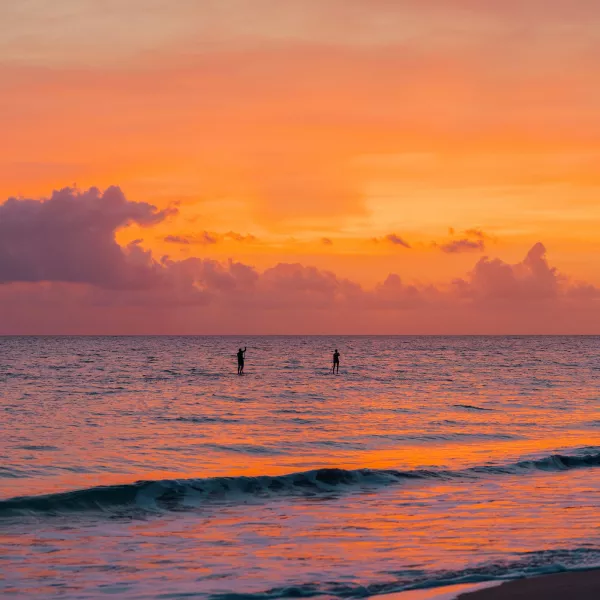 A sunset in San Juan