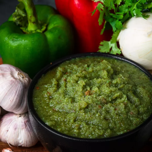 Dish of sofrito.