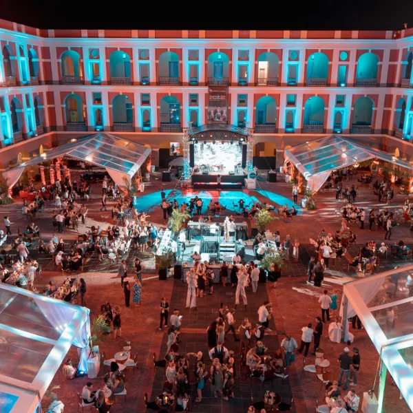 Aerial view of Cuartel Ballajá