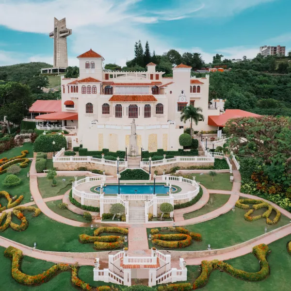 Castillo Serrallés in Ponce, home to Don Q heritage and a cultural stop on a Puerto Rico rum tour.