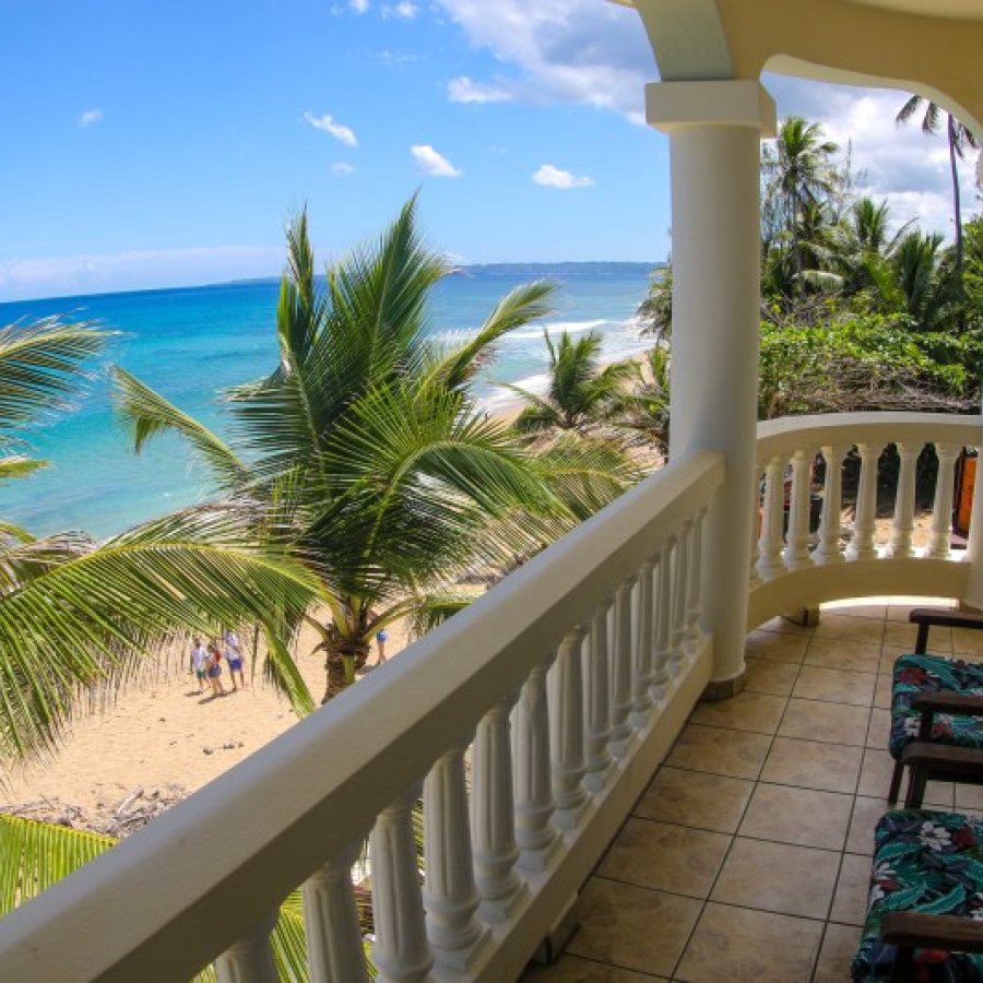 Oceanfront view at Paradise at Sandy Beach.