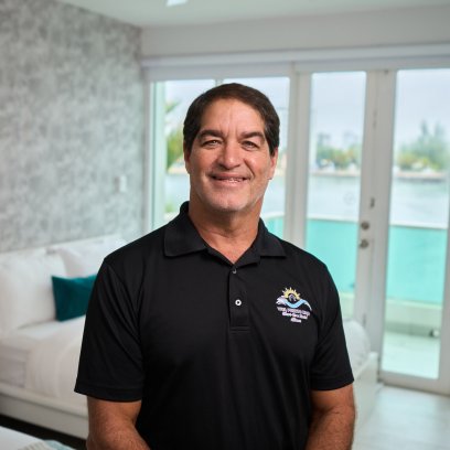 Short term rental owner René Acosta.