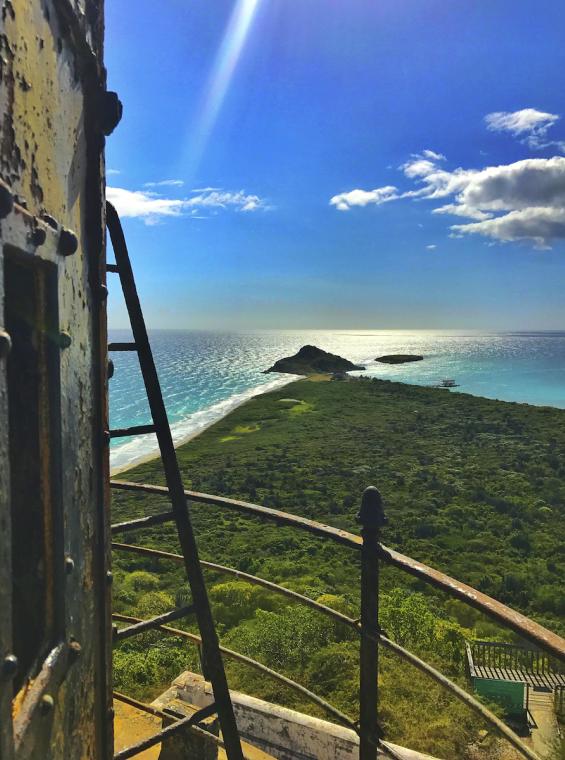 Stunning view over the lush paradise of Isla Caja de Muertos.
