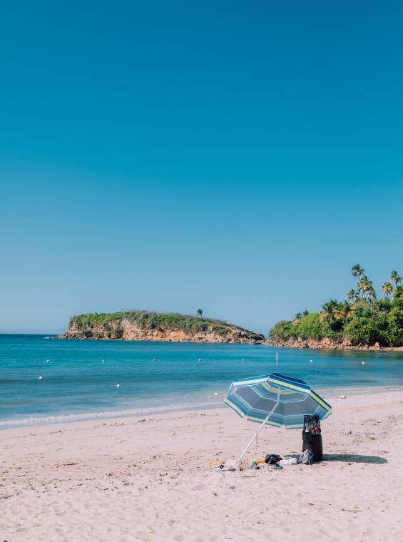 The beautiful beach known as Cerro Gordo in Vega Alta