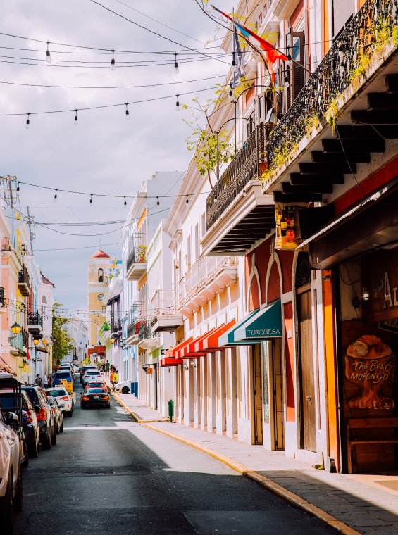 Old San Juan street view.